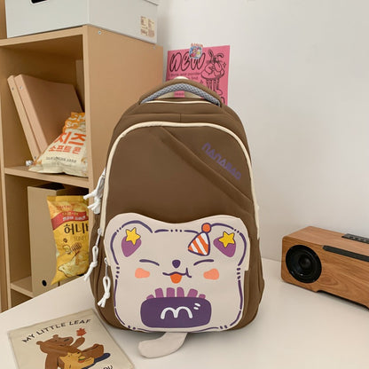 Cute cartoon student school bag large capacity backpack