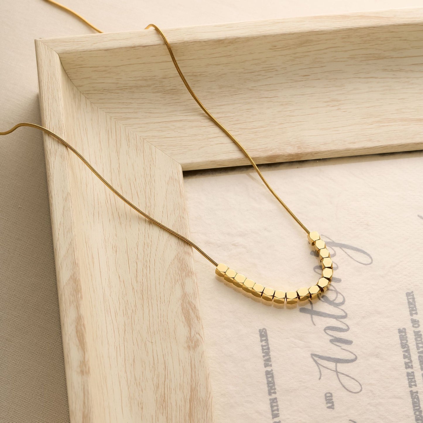 Silver Snake Bone Collarbone Chain