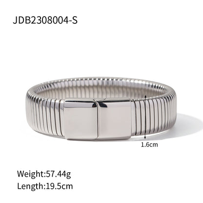 Black and white gold oil drop bracelet