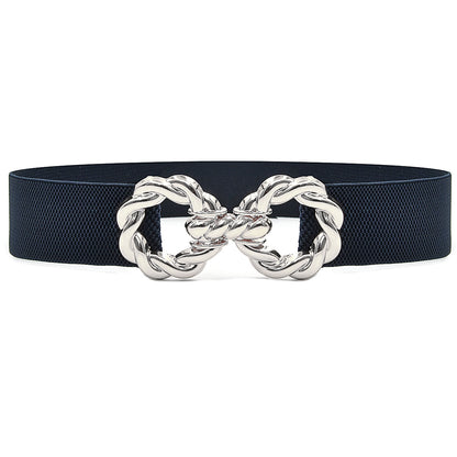 Elastic elastic women's belt