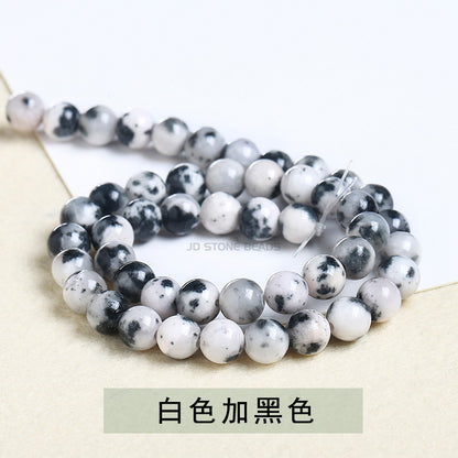 Colored Persian jade loose beads chalcedony round beads