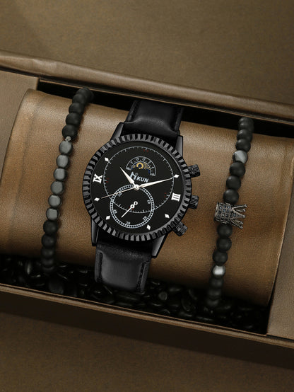 Creative Alloy Watch Sports Bracelet Set