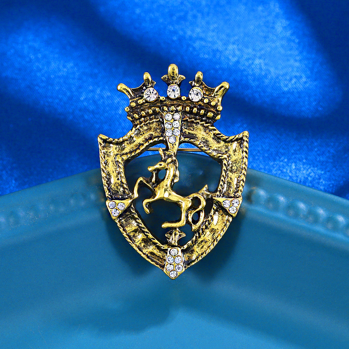 Crystal flower corsage