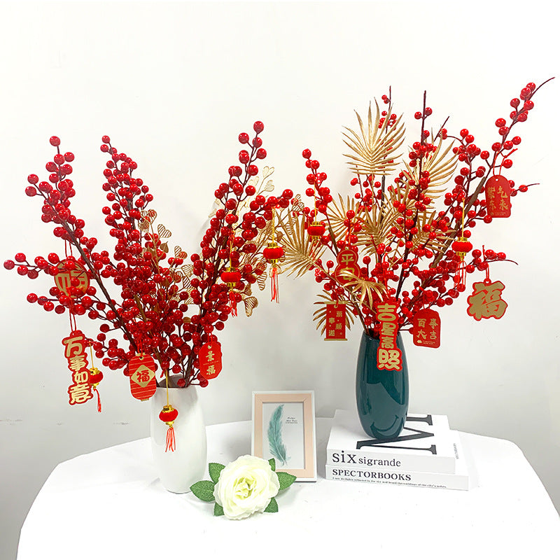 Simulación de frutos rojos. 