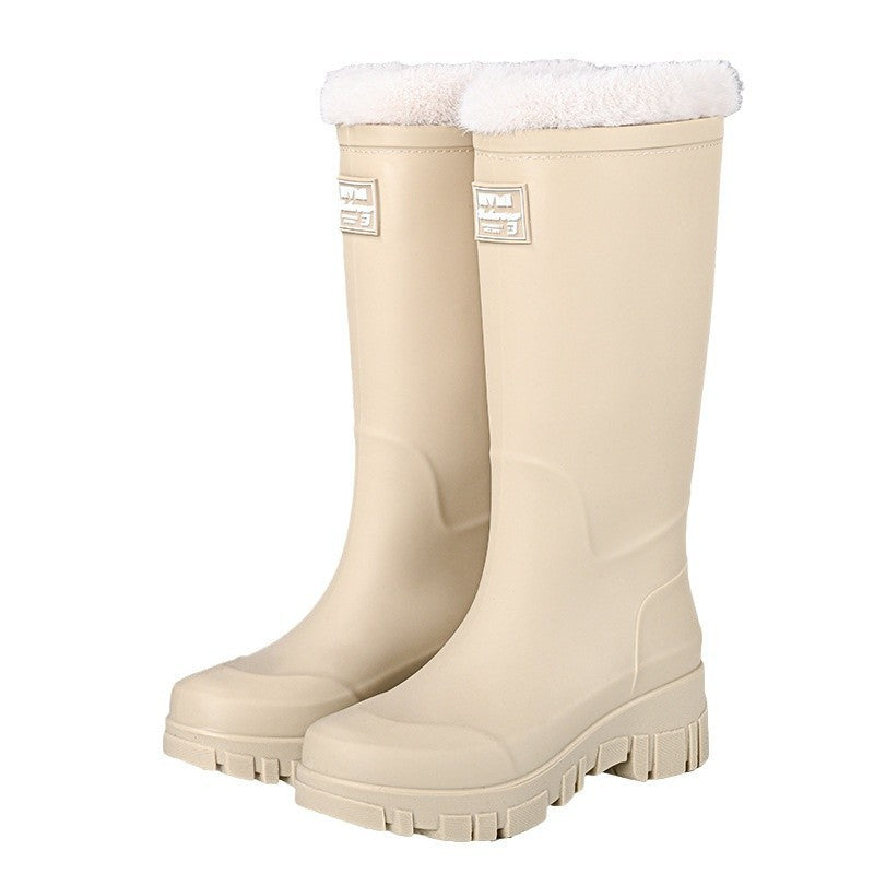 Rain boots thick-soled wear-resistant work shoes