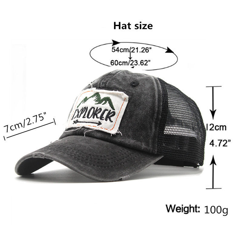 Vintage Embroidered Explorer Cap