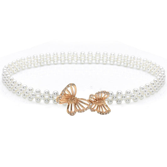 Fashion pearl waist chain