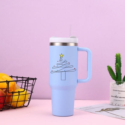 Christmas Series 40oz Double Layer Stainless Steel Thermos Cup