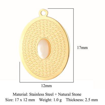 Accessories African jade stainless steel pendant