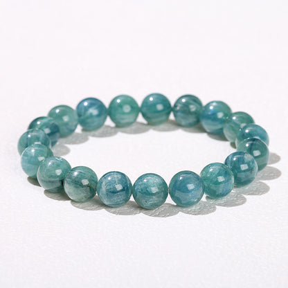 Blue-green crystal bracelet.