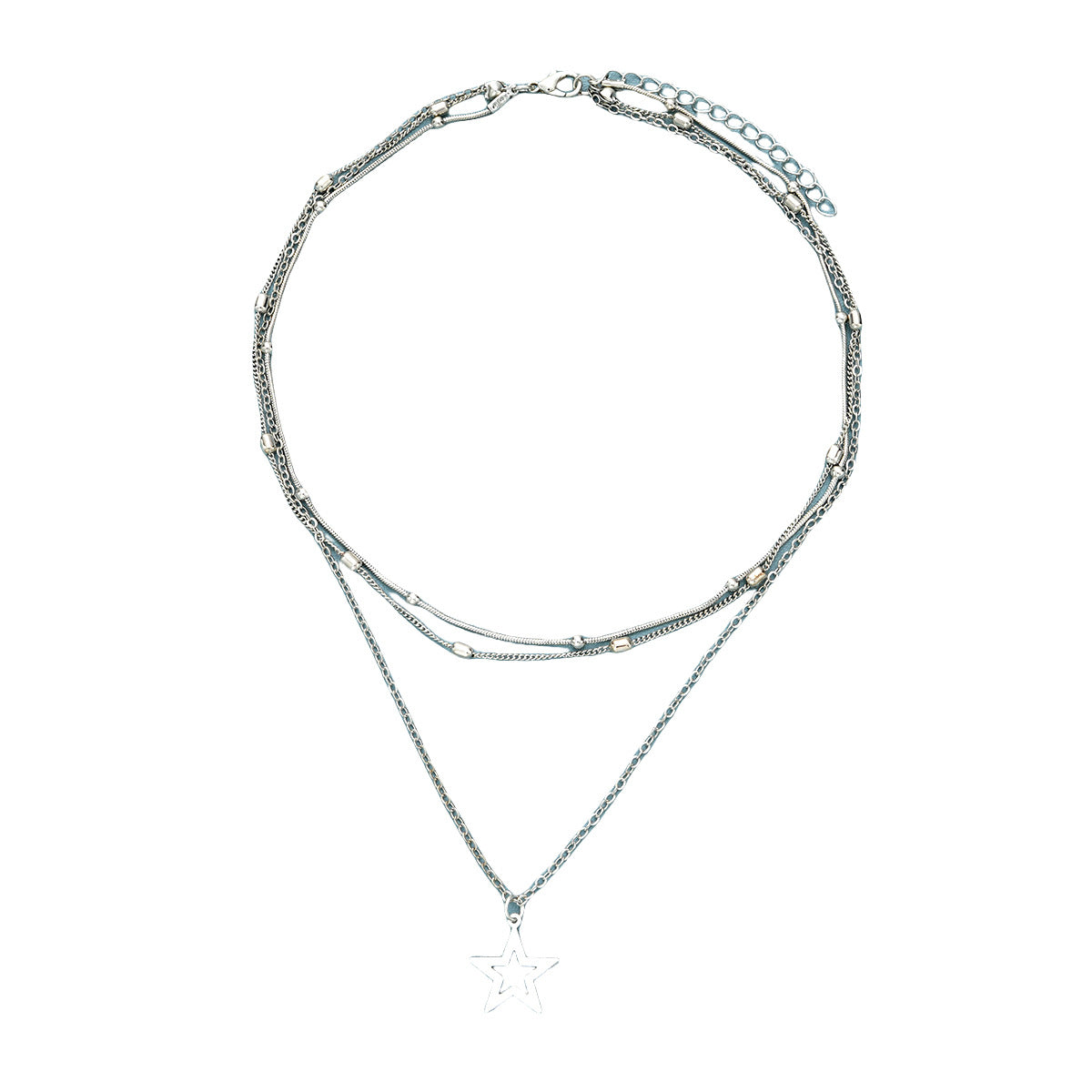Hollow Star Pendant Necklace