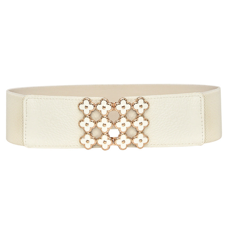 Flower buckle belt waist seal female
