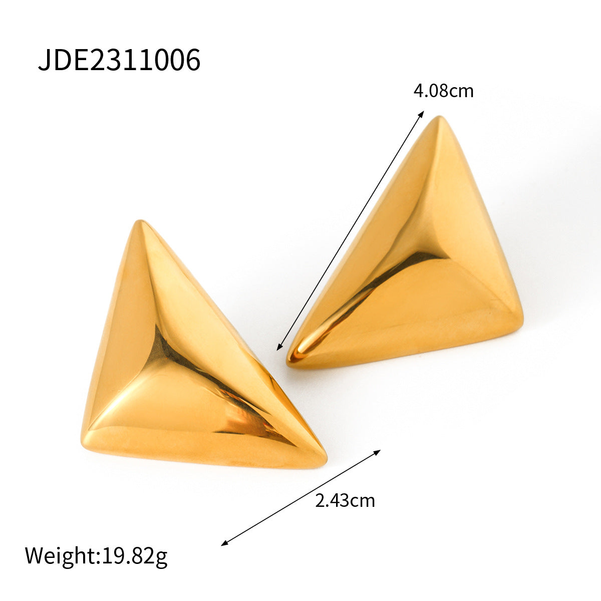 Triangle earrings