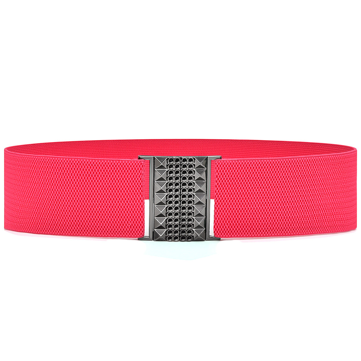 Belt Gold pair buckle elastic belt