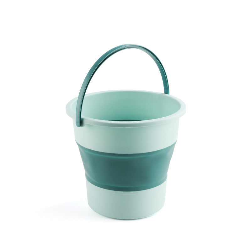 Folding Bucket Expandable Portable Plastic Silicone Bucket