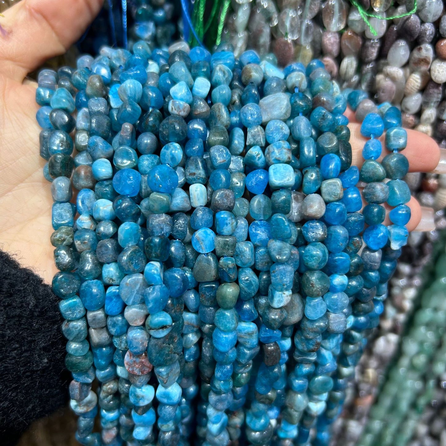 Ágata de cristal de ametista de pedra natural de 5-8 mm 