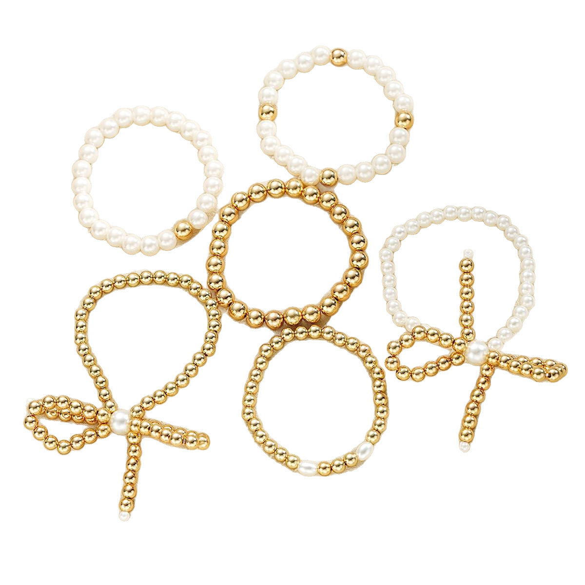 Baroque Pearl Multi-layer Bracelet Set