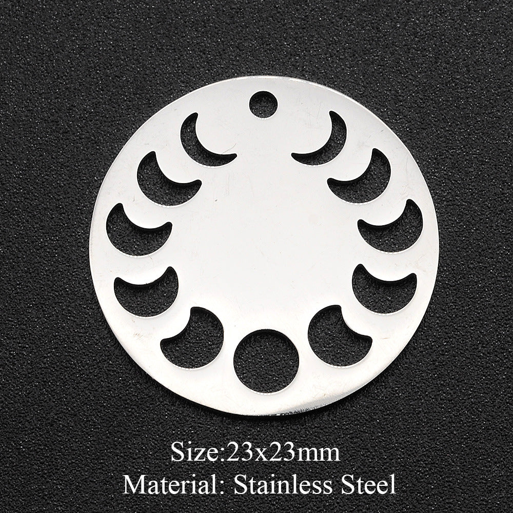 5 pcs/pack moon geometry accessories DIY pendant