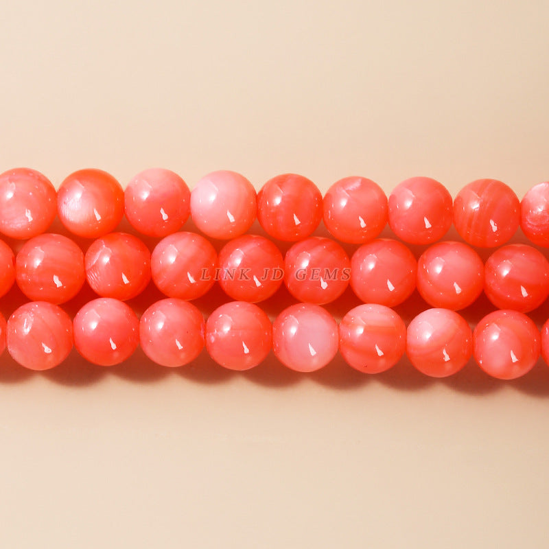 Extremely fine 3mm colored shell loose beads