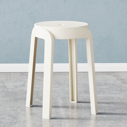Thick Plastic Stool Stackable Home