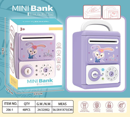 Fingerprint Money Bank, Password Safe for Boys and Girls