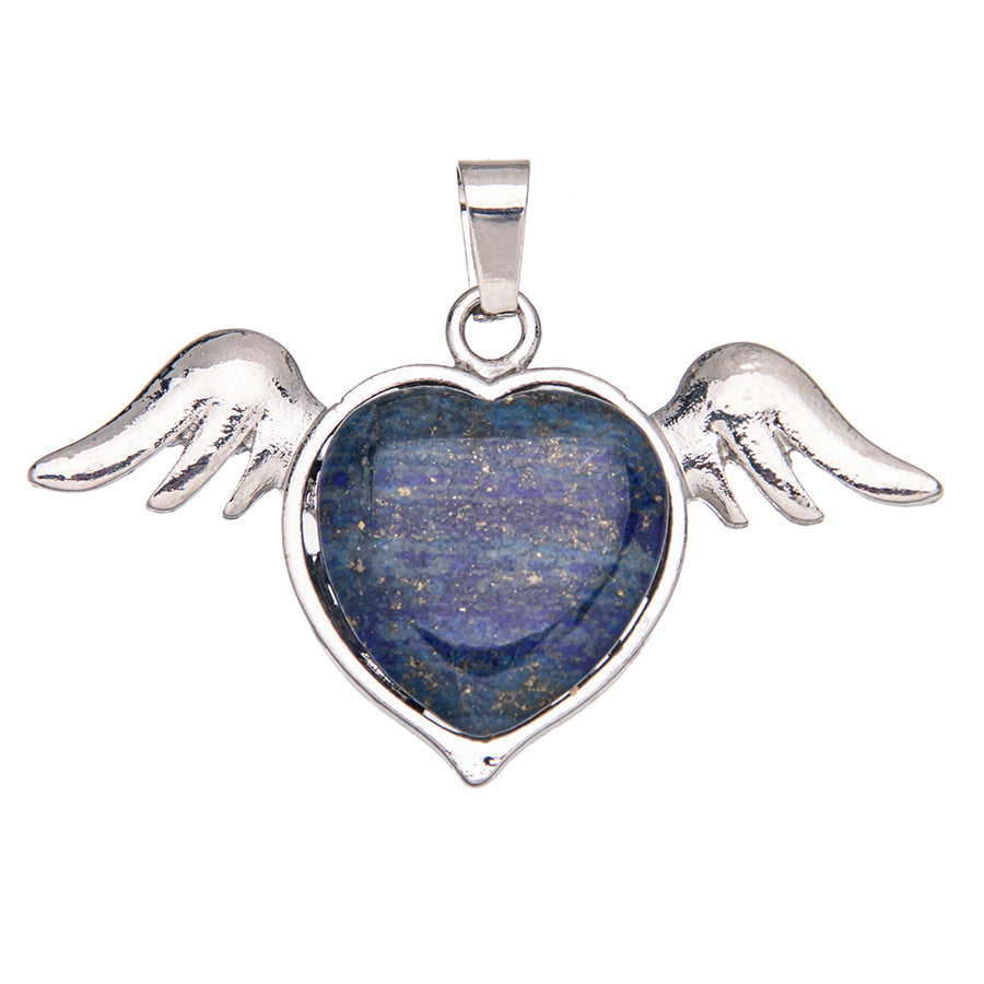 asas naturais de cristal amor pingente de cristal 