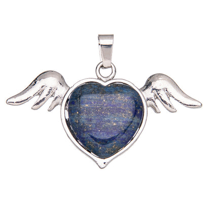 asas naturais de cristal amor pingente de cristal 