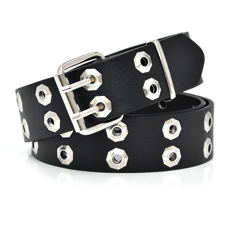hot sale Punk ladies pin buckle belt