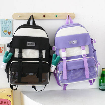 3-piece student school bag, backpack