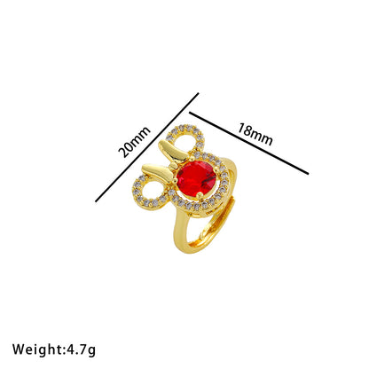 Juego de collar de lujo con mariposa de Mickey 