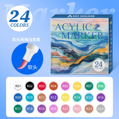 Soft Head Acrylic Marker Set