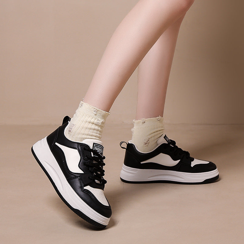 Autumn thick-soled sports shoes for women子