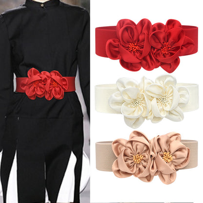 Elastic bow wide waist seal