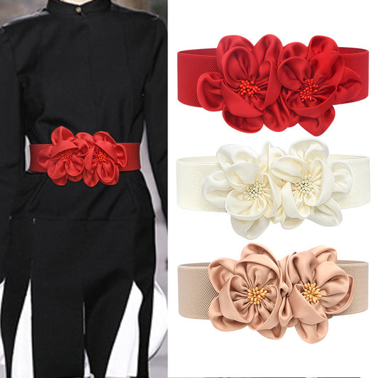 Elastic bow wide waist seal