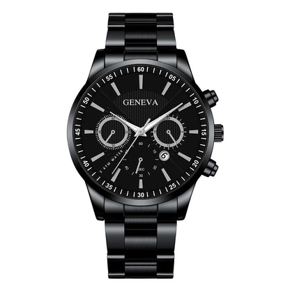 Calendar quartz watch for men