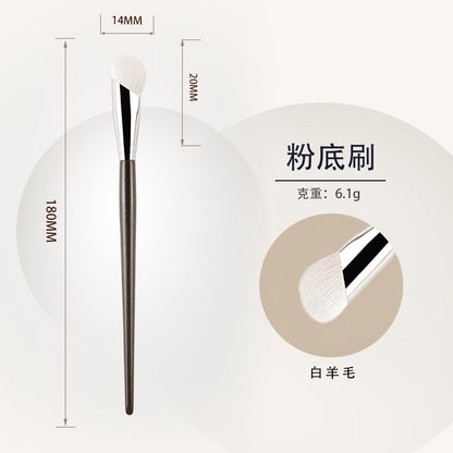 24-Piece Animal Hair Makeup Brush Set