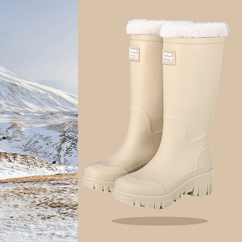 Rain boots thick-soled wear-resistant work shoes