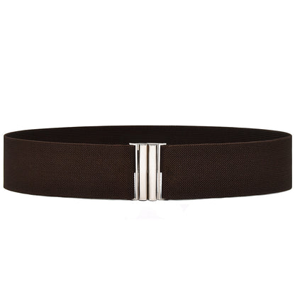 Elastic waist seal jewelry belt