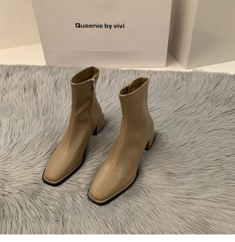 Spring/Autumn Brown Martin Boots