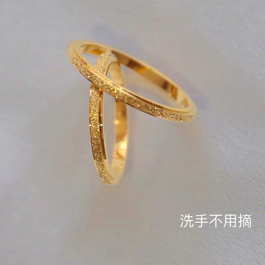 Titanium Steel Matte Ring