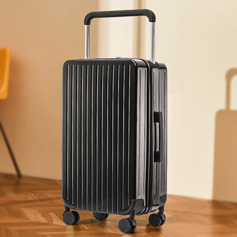 Handheld wide trolley suitcase