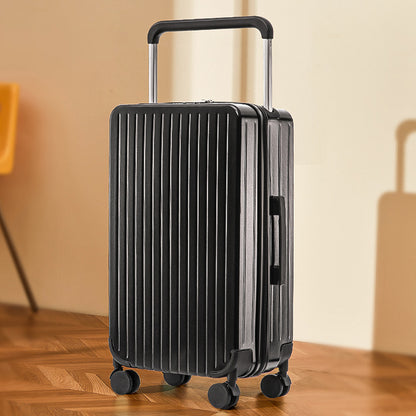 Handheld wide trolley suitcase