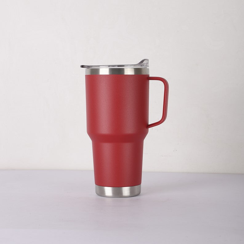 304 stainless steel car cup can be printed with logo.