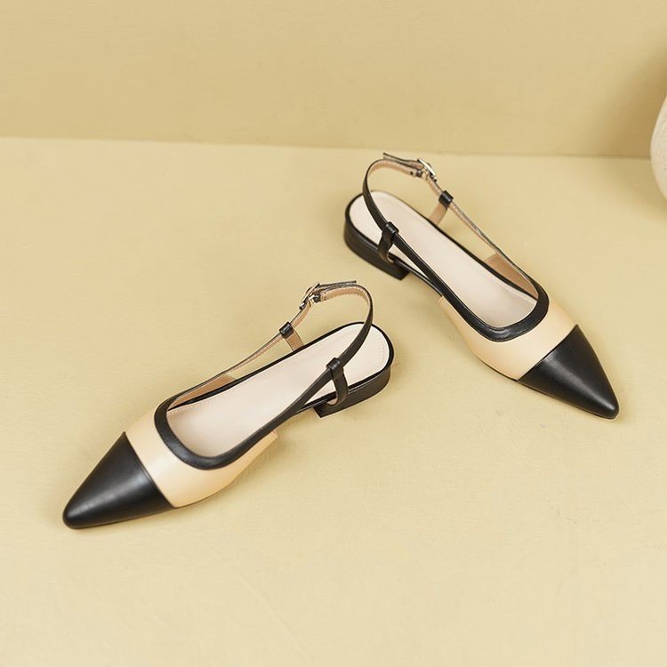 French flat-soled women's shoes