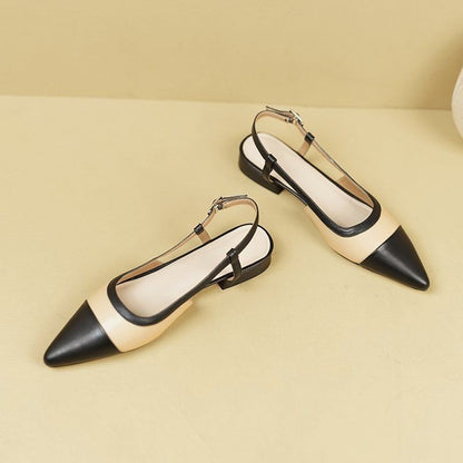 French flat-soled women's shoes