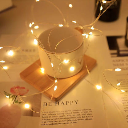 usb copper wire light string colored light led small light string