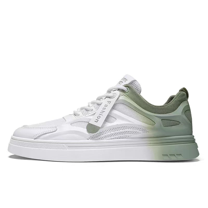 Breathable Thin Odor-Resistant White Mesh Casual Sneakers