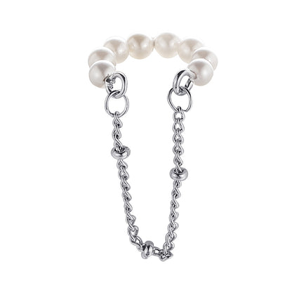 Vintage Pearl Double Layer Ear Cuff Ear Clip