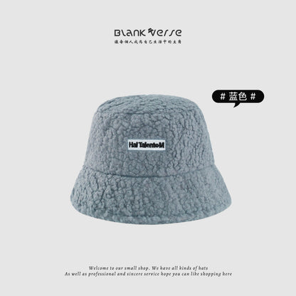 Fashion Winter Plush Bucket Hat