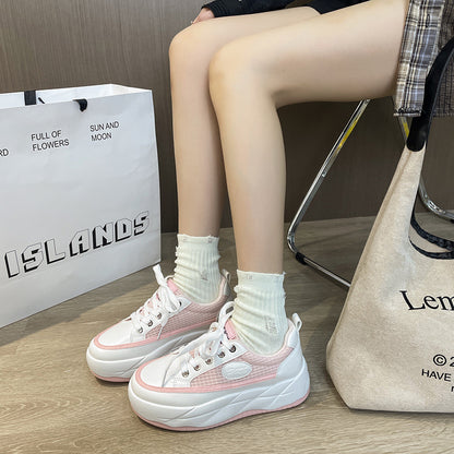 Zapatillas informales de malla transpirable para mujer de primavera 